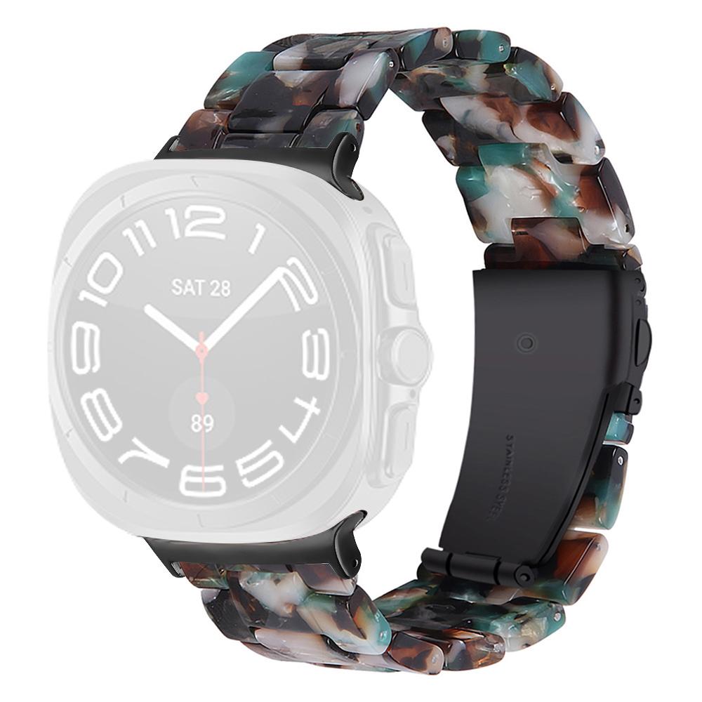 For Samsung Galaxy Watch Ultra (2025) 47mm Watch Strap Acrylic Resin Waterproof Wrist Band