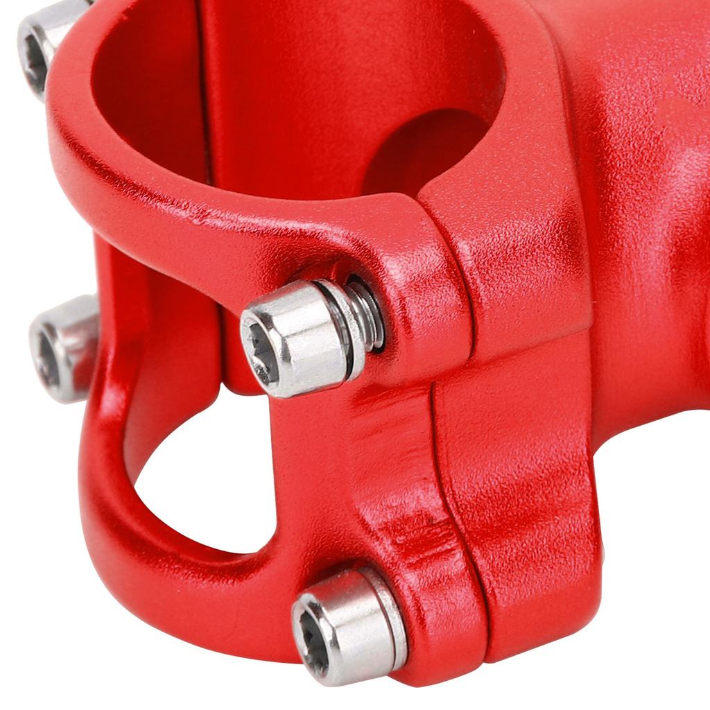 LUNJE 31.8x35mm Bike Handlebar Short Stem Riser Aluminum Alloy   Hollow Stem