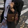 Retro Woman Small Leather Saddle Armpit Bags For Women Winter Shoulder Crossbody Bag Ladies Vintage  Handbags