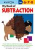 The My Book Of Subtraction Book