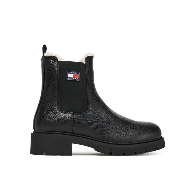 Chelsea Boots Tommy Jeans Tjw Chelsea Boot Wl EN0EN02826 Black