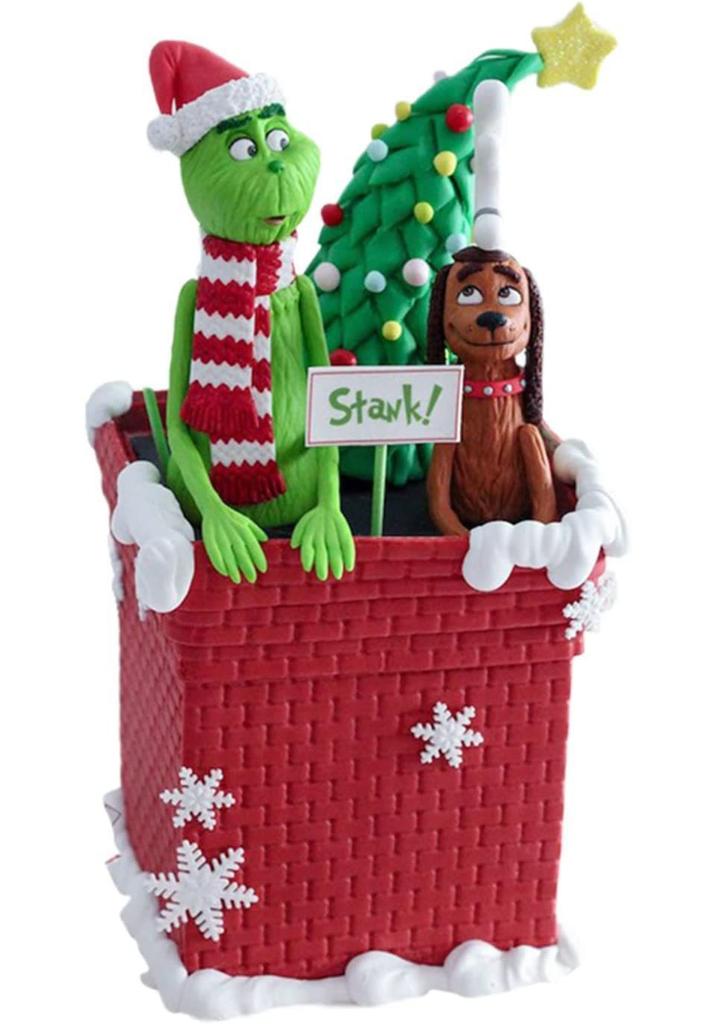 9PC 2D Flat Grinch Christmas Ornament Christmas Tree Decora Acrylic Material, with Hanging Ornament 2026 New