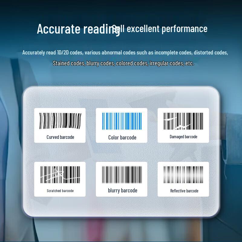 Newland HR32-BT Wireless 2D Barcode Scanner with Base