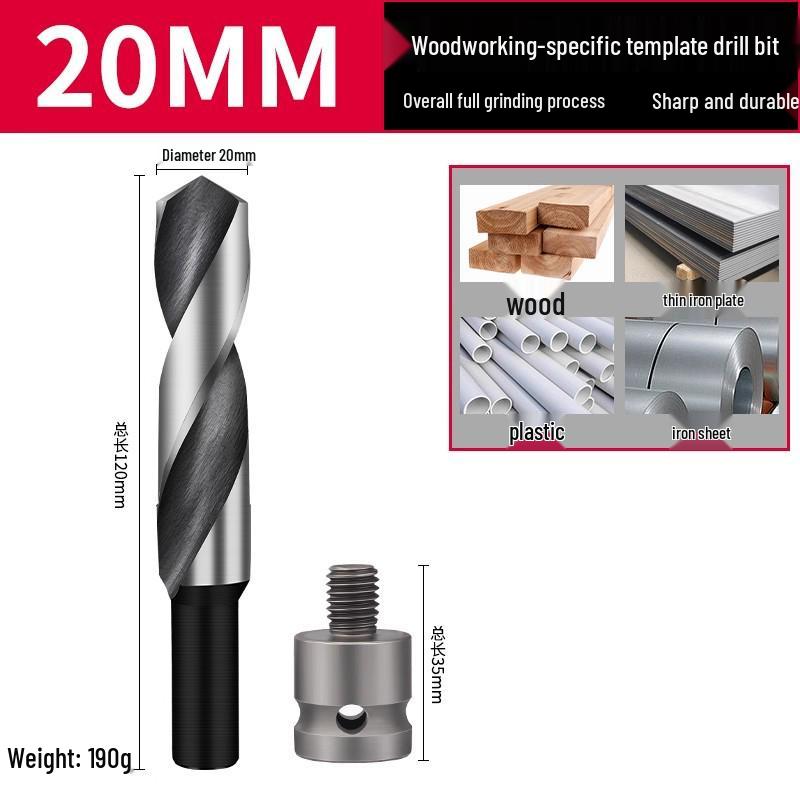 Electric Drill Bit Extension for Woodworking and Hole Saw