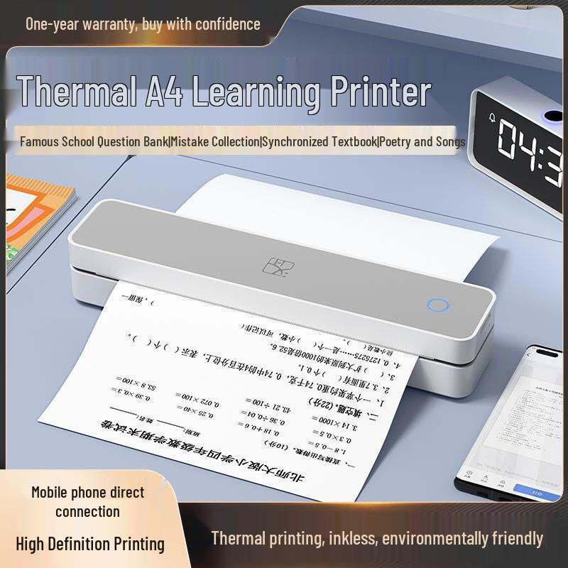 MT610 Wireless Portable Thermal Printer for Home and Study
