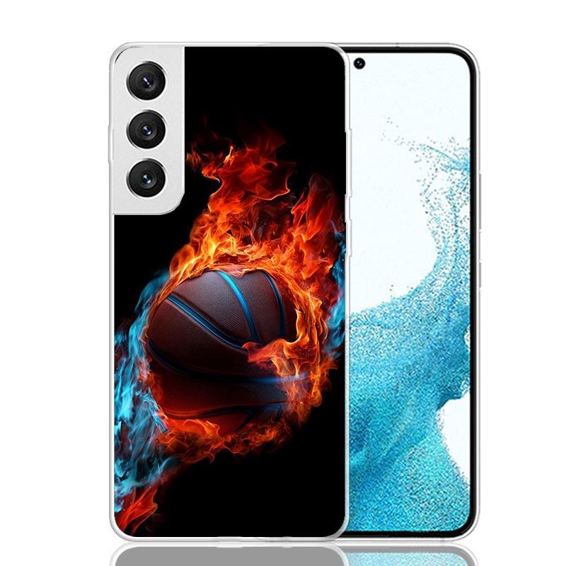 

Basketball Basket Play Case Phone Cover for Samsung Galaxy S24 S25 Ultra S23 Plus S22 + S21 S20 FE S10 S25 Edge Trend Fundas Gal Samsung S25