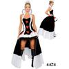 Women's Red Heart Queen Cosplay Suit - Adult Halloween Dress Up Outfit Ideal for Carnival Party Celebrations & Themed Gatherings
