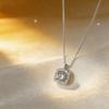 Womens Small Square Sugar Zircon Clavicle Chain Light Luxury Versatile Necklace