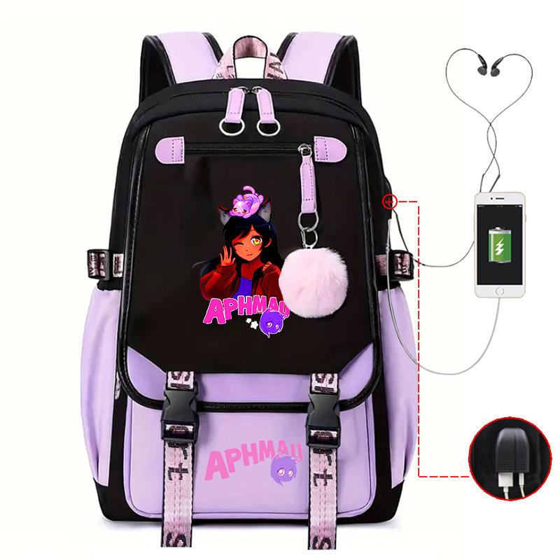 Harajuku Simple And Versatile Junior High School Student Schoolbag Female Lightweight Large-Capacity Junior High School Student Backpack