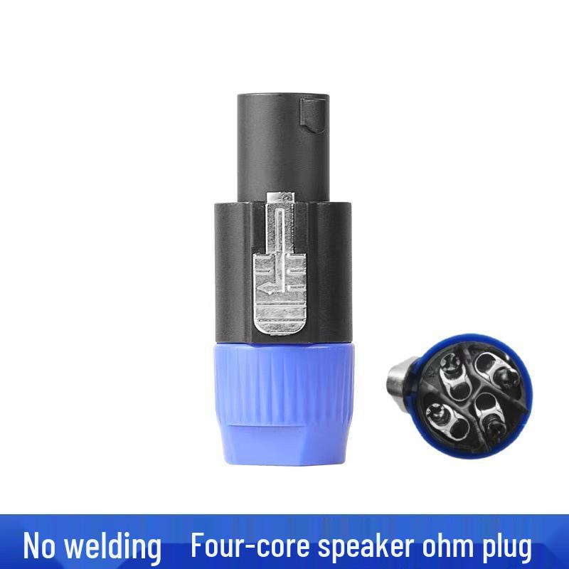 8-Pin Solderless Audio Speaker Plug Socket
