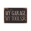 2024 American-Style Industrial Auto Repair Tin Sign - Frameless Decorative Wall Art
