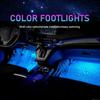 LED Car Neon Light Foot Light 2 in 1 LED Interior Decoration Backlight Cigarette Lighter USB Atmosphere Lamp Decorative Light