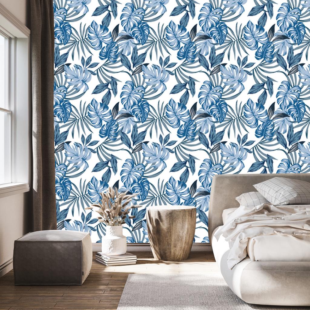 Leaves wallpaper for living room and bedroom 50x1000