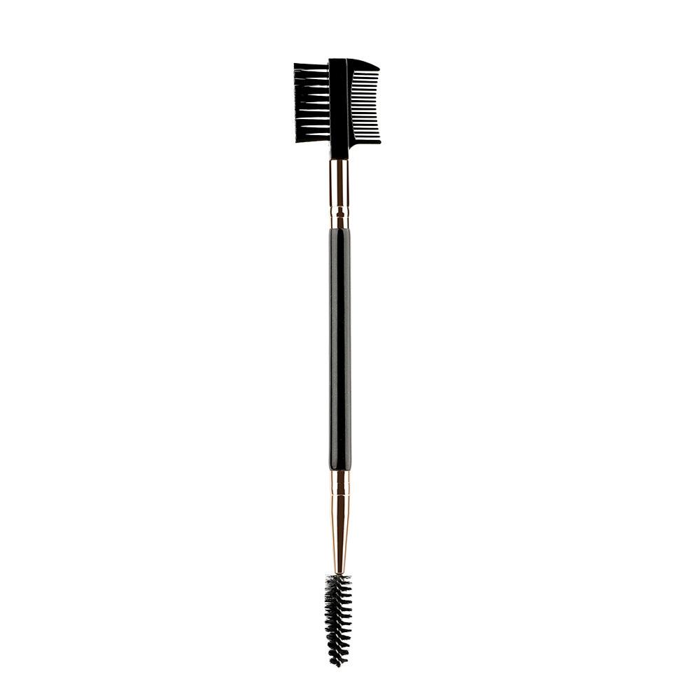 Single double-headed eyebrow comb/eyelash brush, eyelash curl, eyebrow brush, spiral brush, makeup brush, multi-functional beauty tool