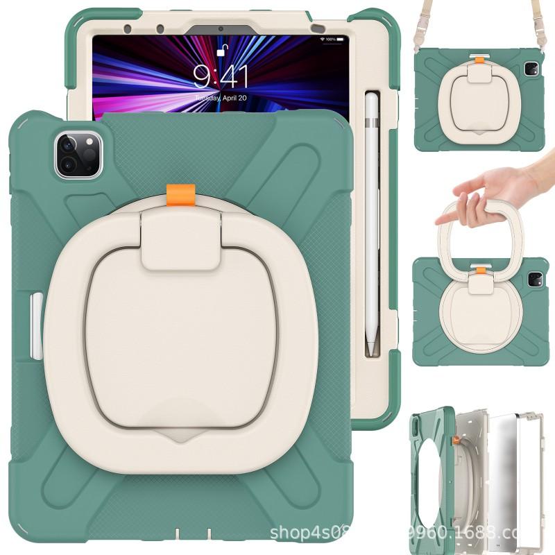 IPad 10th Gen Case Pro 11/12.9 Mini 6 Silicone Shockproof Cover With Stand Pencil Holder
