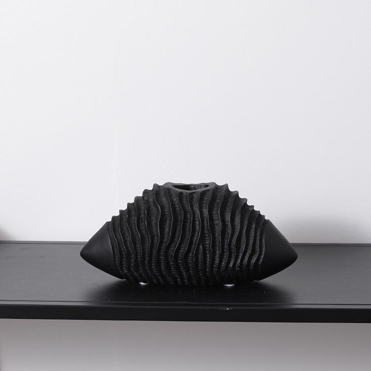 

Elegant Croissant-Shaped Tabletop Art Sculpture