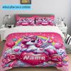 Customization unicorn Duvet Cover Set Bedding Universal,  Cute Printed Cartoon Quilt Cover Comforter Sets Home