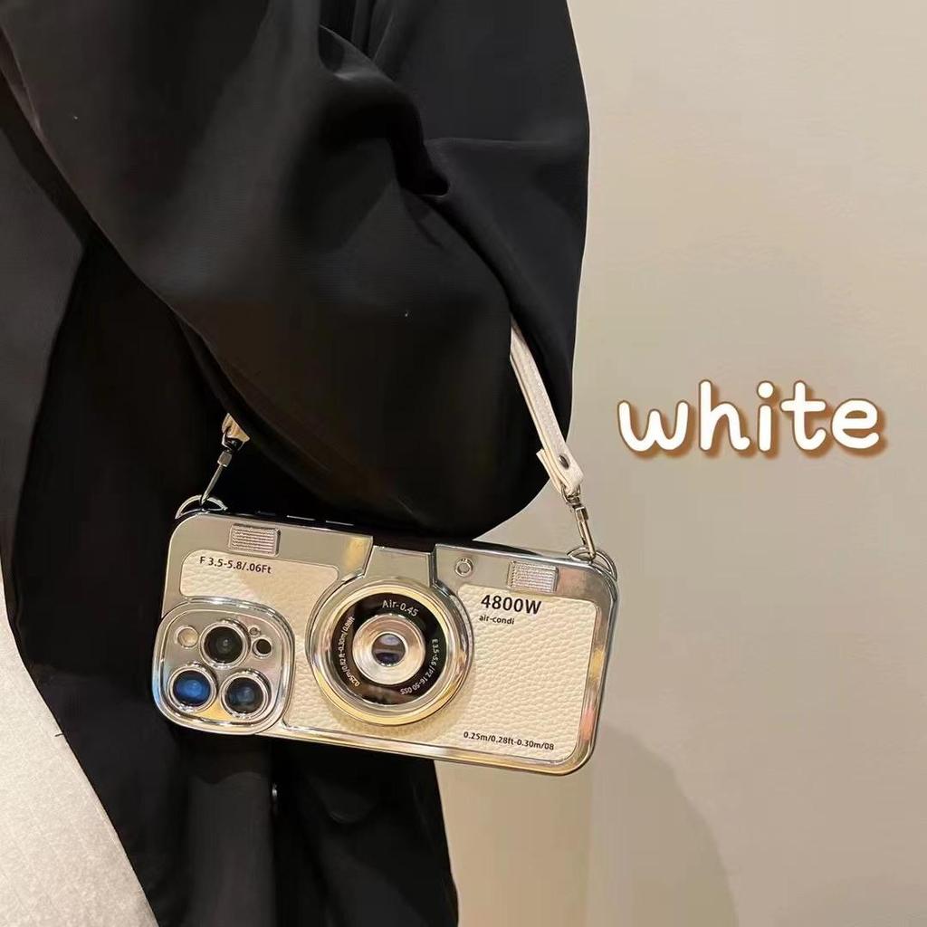 Apple 15 Phone Case with Full Lens Coverage for 13 Pro Max, Wrist Strap, Lanyard, Camera Protection for 12 Pro, 14 Plus