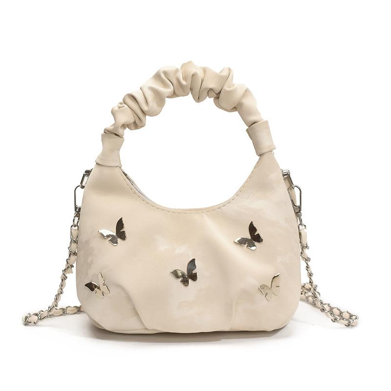 Handbag Korean Version Butterfly Casual Large-capacity Messenger Bag Commuting Simple Sweet Trendy National Style New Chinese Tote Bag