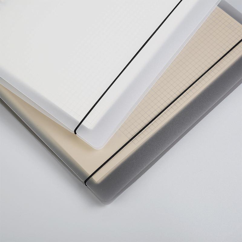 Frosted PP Loose-Leaf Binder Removable Notebook Cover A4/B5/A5 for Office School