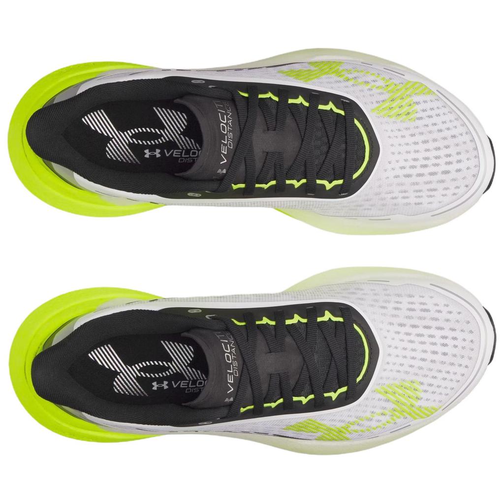 Under Armour Velociti Distance Comfortable Fitting Breathable Running Shoes Men sneaker White Yellow Black 6006030-102