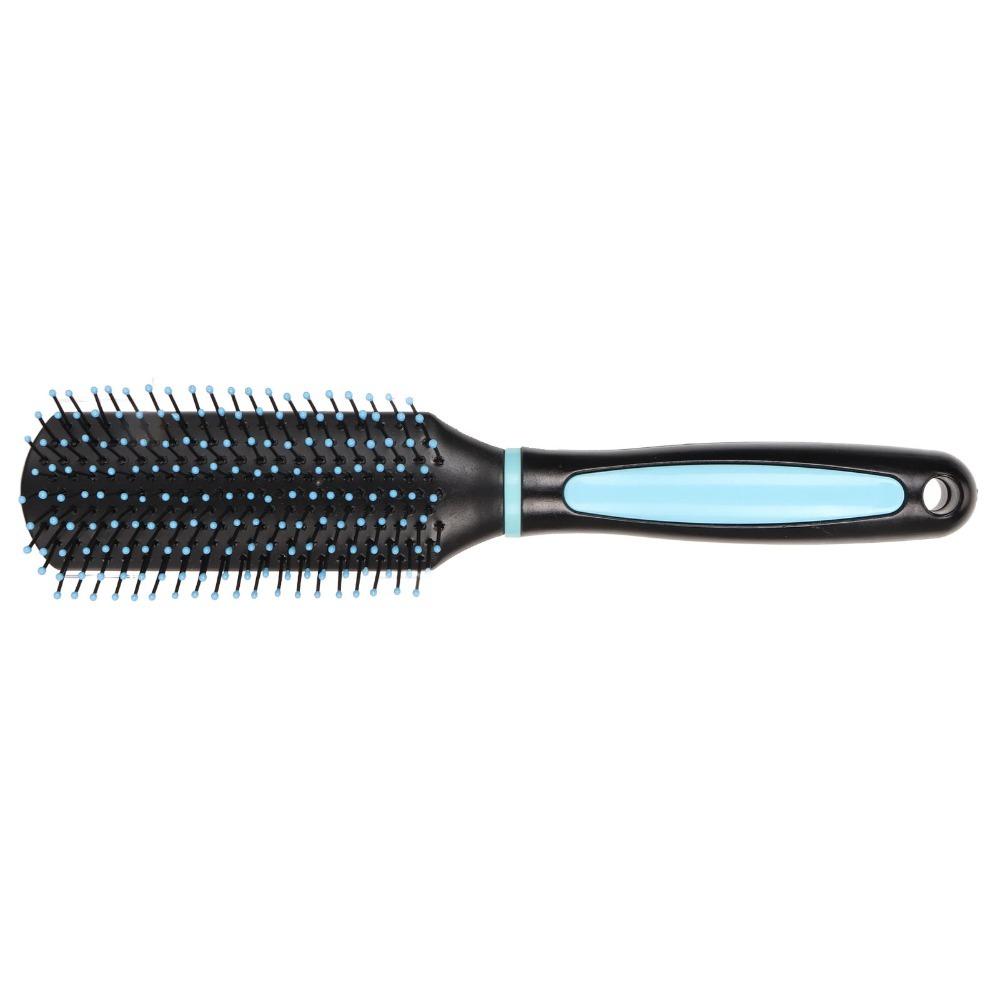 3pcs Volumising 9 Row Hair Brush Gentle Curly Hair Brush Detangling Hair Brush Travel Use