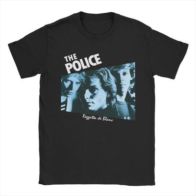 Reggatta De Blanc The Police TShirt Summer Hip Hop TShirts Mens 100 Cotton O Neck Oversized Clothing Short Sleeves Y2K Tshirt