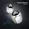 For Citroen Car Tire Valve Cover Wheel Protection Dust Caps Car Accessories C4 C3 C5 C1 C2 C6 VTS C4L DS3 DS4 DS5 Grand Berlingo