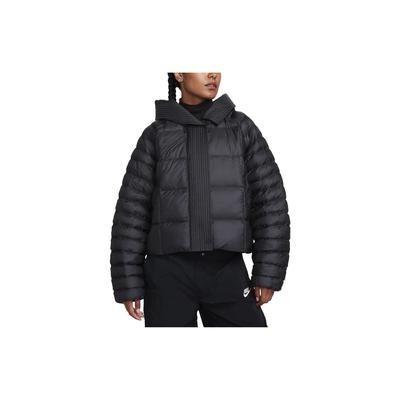 Giacca con cappuccio oversize Therma-Fit da donna, giacca nera FB8729-010