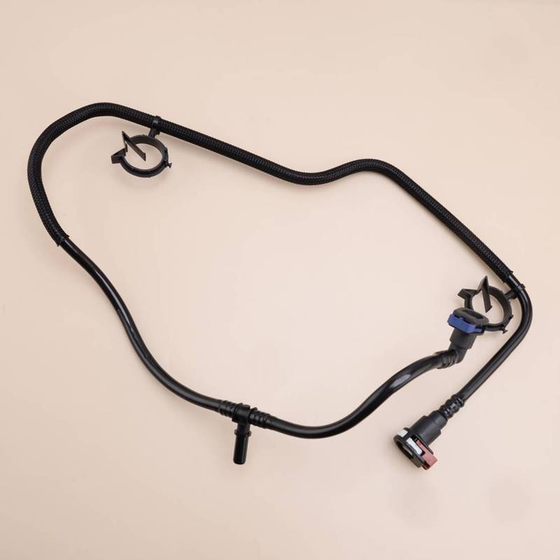 68189075AE W3020C Purge Valve Pipe Hose Tube Fit for Jeep Grand Cherokee Dodge Durango 2014-2015 Black Plastic