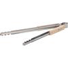 Snow Peak N-020 Fire Tongs Stainless Steel Grip Beech Wood Cooking Utensil
