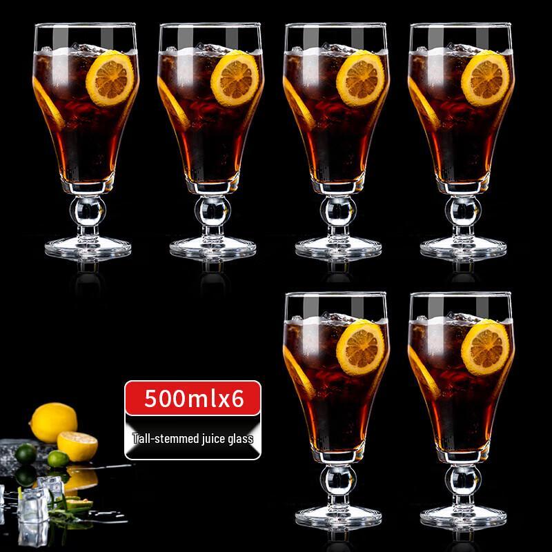 High-Foot Glass Juice & Cocktail Cups