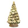 1.5M Christmas Tree Decoration Set with Ribbon Lights & Skirt