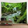 Nature Tapestry Waterfall Wall Tapestry Forest Wall Hanging Tree Tapestries Wall Decor