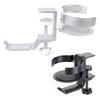 Small Headsets Support Headphone Clamp Holder with Beverage Slot Easy To Install MultiFunction Headsets Hanger