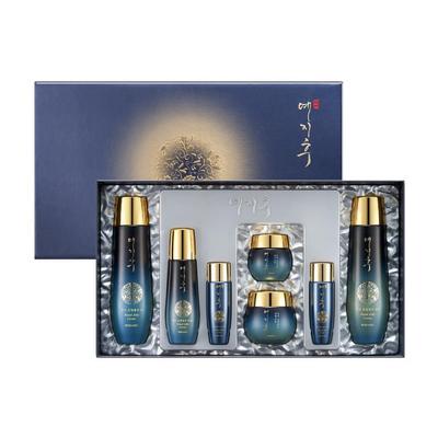 Jeongbin Royal Jelly 5-piece Set Skin Lotion Essence Nutritious Cream Eye Cream Basic Cosmetics Set Additional Mask Pack Gift