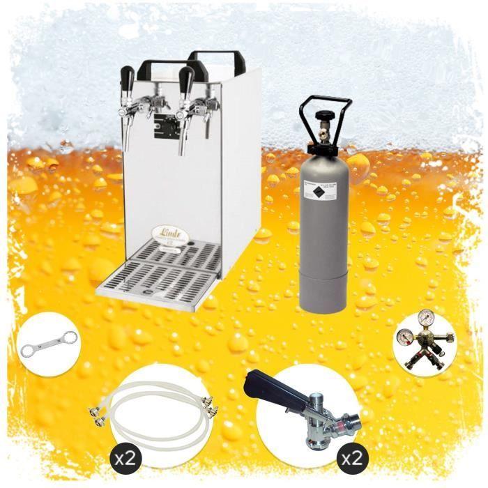 Tireuse a biere - Kontakt 40 machine a biere, pompe a biere 2 lignes, 50 l-h, adaptateur 5 litres, tête de robinet panier