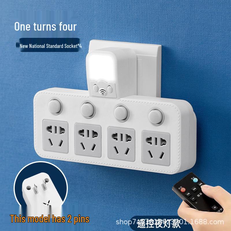 Universal Two-hole Socket Converter: 2-pin To 3-pin USB Plug Adapter