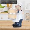 Resin Chef Statue Toothpick Holder Nordic Figurine for Restaurant Tabletop Kitchen Counter Decor Fat Chef Craft Ornament with
