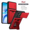 Slide Camera Lens Protector Phone Case Built-in Card Slot Holder Invisible Bracket Kickstand For ZTE Blade A56 A36 A35E Cover