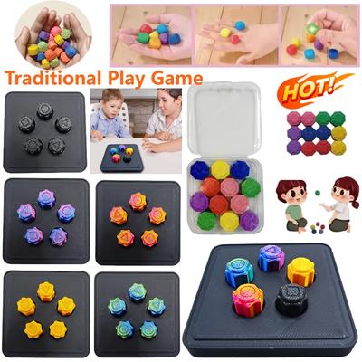 Traditional Play Game Gonggi Jack Stone Pebbles Set Stone Catching Game Gonggi Set for Board Game Party Games Gifts for Fans