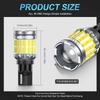 MAXGTRS 2PCS T15 W16W LED Canbus Error free Auto Bulbs 921 912 Backup Light Car Reverse Parking Xenon White