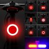 Stop Bicicletă Multi Moduri de Iluminare Încărcare USB LED Bicicletă Forma Inimă Lumini Intermitente Stop Spate pentru Bicicletă Rutieră Mtb Suport Șa