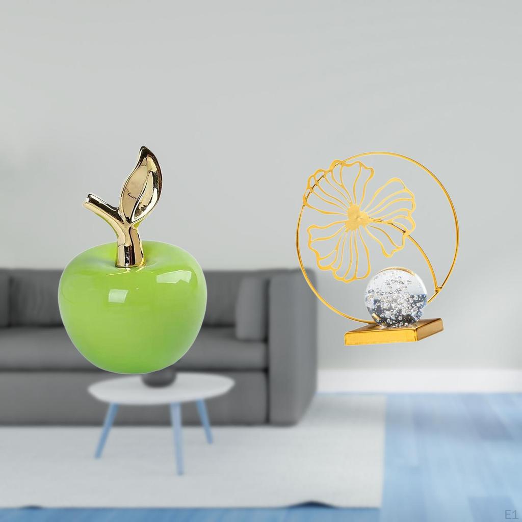 Ceramic Fruit Sculpture Ornament for Home Cafe Study Room And Figurine Decorative Collectible Gift