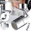 Universeller Küchen-Kunststoff 720° drehbarer Spritzschutz-Filter Wasserhahn-Sprüherkopf Flexibler Badezimmerhahn-Verlängerungsadapter Schaumdüse