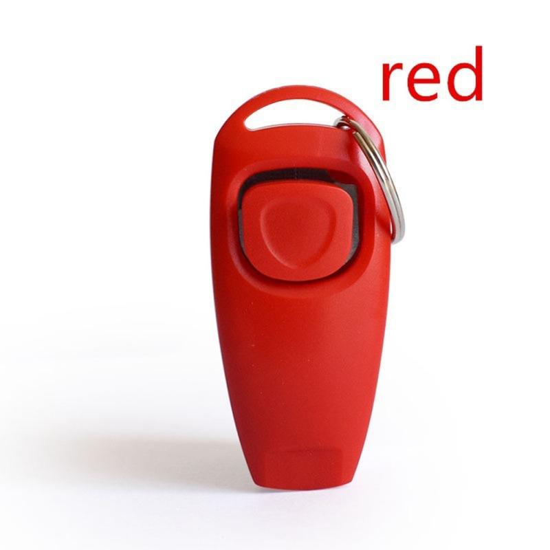 Clicker per addestratori di cani con fischietto multifunzione 2 in 1 per animali domestici con portachiavi per addestratori di cuccioli di animali domestici