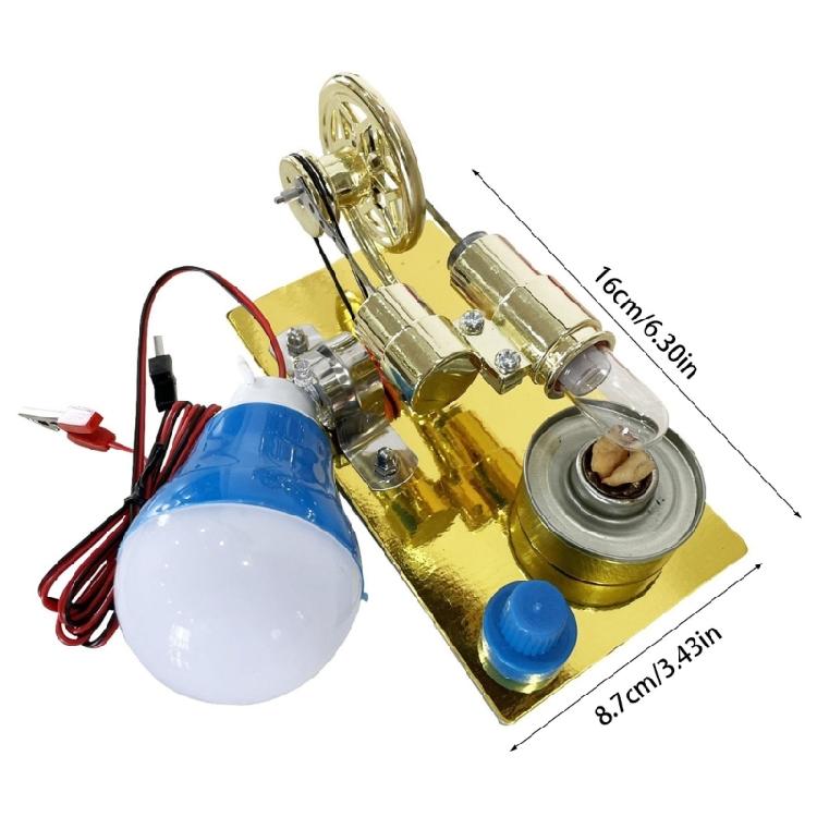 STEM Learning Alloy Steam Engine Generator Model For Classroom Energy Transformation Experiments Physics Teaching Device