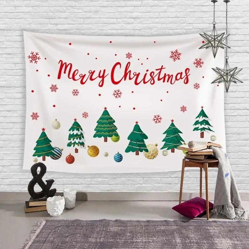 Christmas Tree Simple Pattern Tapestry Living Room Sofa Home Decor Christmas Gift