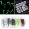High Carbon Steel Treble Hook 5 Colors Barbed Sharp Triple Hook Triple Barbed Steel Fish Hook for Saltwater Freshwater Fishing
