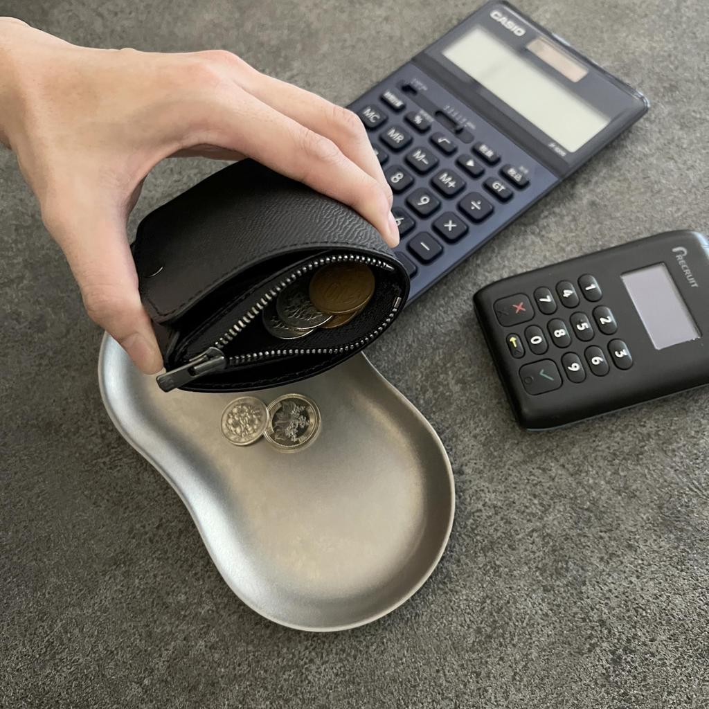 [moku] Small and Thin Wallet Saku Ver.3 Plus In Noblesse Calf Leather, Unisex (Men's and Women's), Genuine Leather Compact Wallet, Slim and Small,